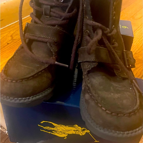 kids ralph lauren polo boots size 13 - Picture 2 of 8